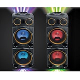 thumbnail of Enceinte Sono Party Box Muse M-1988 DJ, 800W, Effet LED multicolore et clignotante, USB/Bluetooth/Radio FM - 2 AUX, Lumière OVNI