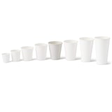 thumbnail of BIOZOYG 250 Stück kompostierbare Einwegbecher 250ml / 10oz Pappbecher, Trinkbecher, Wegwerfbecher, Getränkebecher, einwandig, weiß, kompostierbar