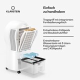 thumbnail of Whirlwind Luftkühler | 320 m³/h | 6 l | 30 m² | 2 Kühlpacks | 3 Modi | 60 W Weiß