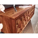 thumbnail of Lowboard Sheesham Massivholz 92x44x35 cm TV-Kommode mit Klapptür, Design TV-Schrank Hoch, Fernsehtisch Fernsehschrank Modern, Fernsehkommode