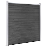 thumbnail of vidaXL Zaunelement Set WPC 699x186 cm Schwarz