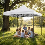 thumbnail of HEMAX, Gazebo Pieghevole EasyFlex Impermeabile Bianco Giardino Mercato 3x3m