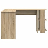 thumbnail of Bureau d'angle avec étagère Chêne Sonoma 140 x 113,5 x 75 cm Modèle Solaris Select