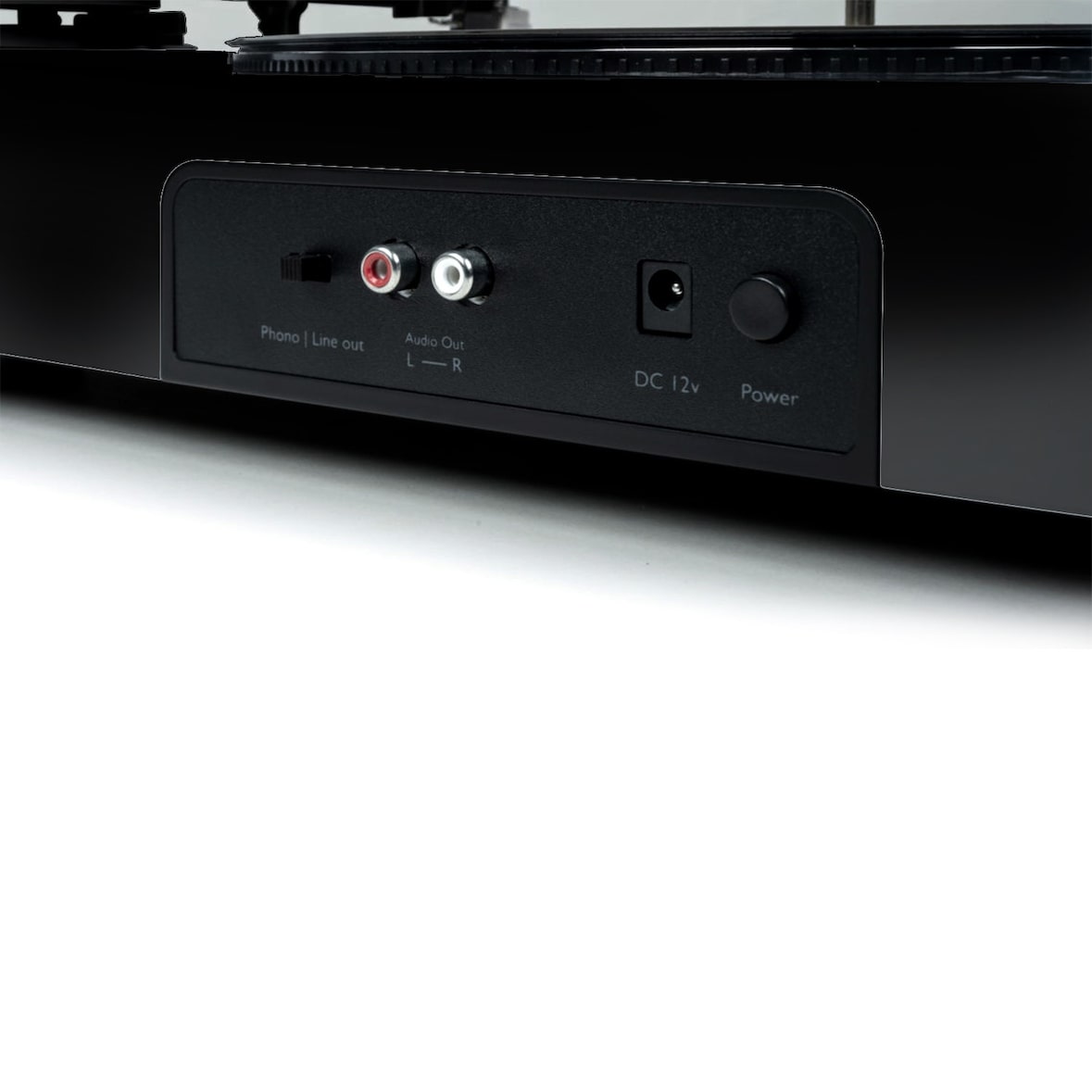 Tourne Disque Platine vinyle Thomson TT300 - BOIS/NOIR - 33/45 tours, Lecture/retour du bras auto. jeu de Lumière OVNI LED