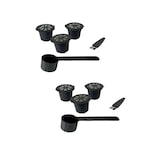thumbnail of Set van 2 sets van 3 herbruikbare Nespresso-capsules Fackelmann Ontbijt