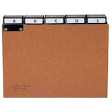 thumbnail of DURABLE Karteiregister A - Z, Pressspan, DIN A4 quer, braun