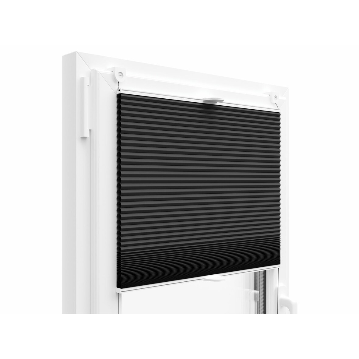 THERMO WABENPLISSEE 100% VERDUNKELND
FALTROLLO JALOUSIE (Schwarz PM11, 35x120 cm)