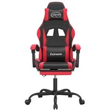 thumbnail of vidaXL Gaming-Stuhl mit Fußstütze Schwarz und Rot Kunstleder
