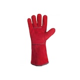 thumbnail of Luvas Anti Calor Size10 Vermelho - Luvas de Couro Cow Scab Cuff 15cm Proteção Térmica para Soldadura, Metalurgia