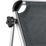 thumbnail of tectake Bain de soleil Lorella rembourré, pliable - gris -405105