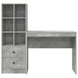 thumbnail of vidaXL Schreibtisch mit Schubladen 2 pcs Beton Grau