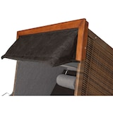 thumbnail of Strandkorb Tinnum Pinie - PE griseum - Modell 572