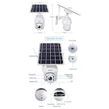 thumbnail of Camera Surveillance HD 1080P Etanche 4G Solaire Vision Nocturne Detection Mouvement YONIS