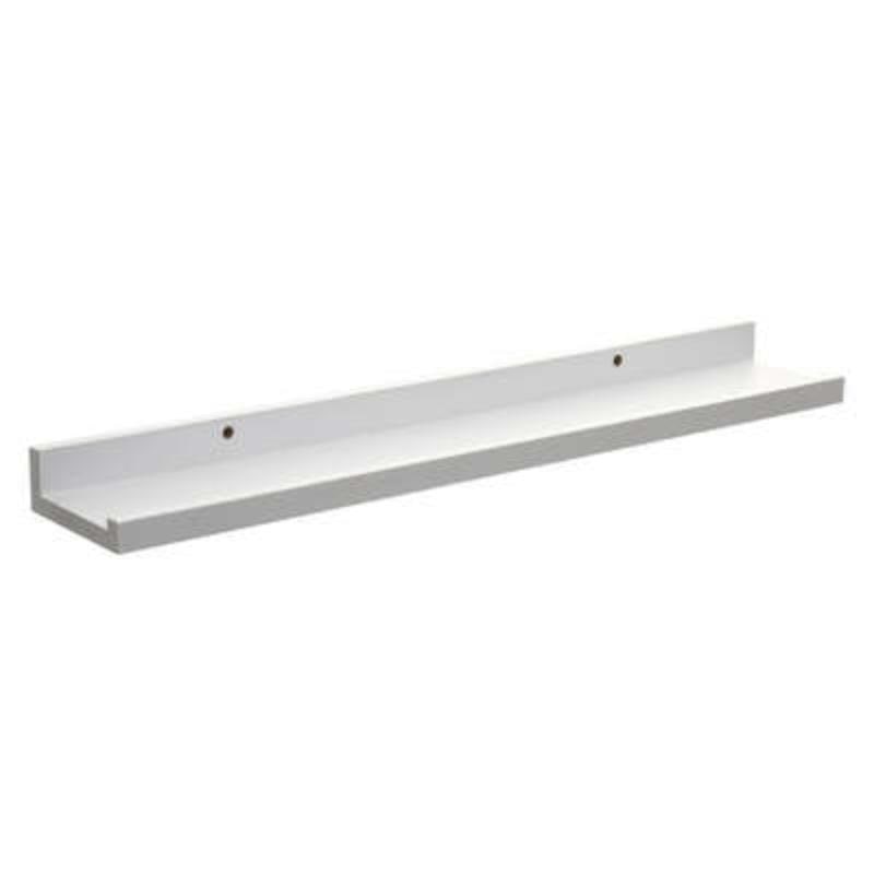 Estante de pared blanco Caleb / estante para cuadros de madera / estanteria de pared