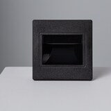 thumbnail of efectoLED Baliza LED 1.5W Empotrable Pared Negro Randy  Blanco Cálido 3000K