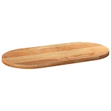 thumbnail of vidaXL Tischplatte Hellbraun 120x60x4 cm Massivholz Eiche Oval