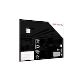 thumbnail of ALLboards Lavagna in vetro nera magnetica 120x90 cm CLASSIC