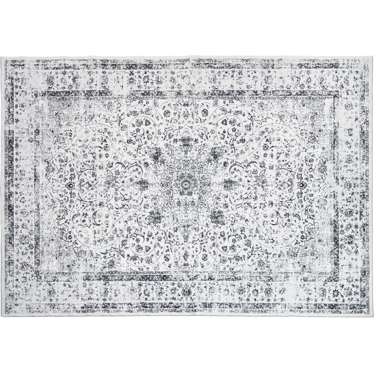 TECTAKE Vintage Designer Teppich Aliya, Kurzflor - 240 x 340 cm
