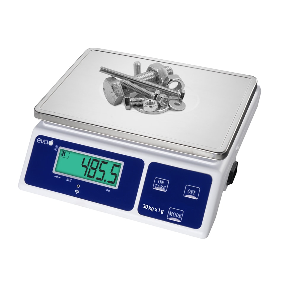 Eva balance pour colis digitale '9901' INOX 30KG/1-2-5-10G