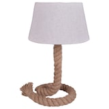 thumbnail of Näve Tischleuchte mit Textilschirm "Rope" h: gesamt 40cm