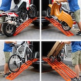 thumbnail of TRUTZHOLM 1 x Auffahrrampe klappbar 180 cm Traglast 340 kg Alu orange Riffelstab Verladerampe