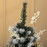 thumbnail of HOMCOM Árvore de Natal 150 cm Árvore de Natal Automática com 378 Ramos 41 Decorações Suporte em Aço Base Dobrável e Removível para Sala Verde