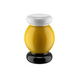 thumbnail of alessi, modelo es18, moinho de sal, pimenta e especiarias, em madeira, 7x11 cm, amarelo.