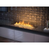 thumbnail of Lareira Bioetanol Embutida ou Independente Insert Black 1200 - Lareira Bioetanol Slim Preta com Dois Painéis de Vidro, Tanque de 3L - 120cm