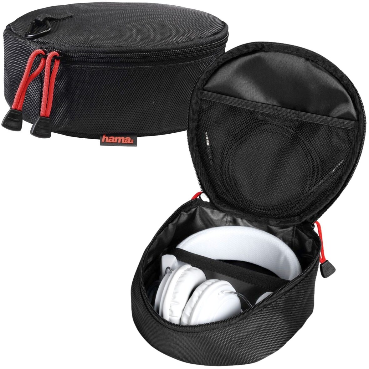 Kopfhörer-Tasche für On-Ear/Over-Ear Kopfhörer Schwarz