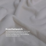 thumbnail of Kuscheldecke Mikrofaser Flausch 220x240cm - Sekt