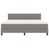 thumbnail of vidaXL Boxspringbett mit Kopfteil Taupe 180 x 200 cm Stoff