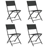 thumbnail of Helloshop26 - Conjunto de comedor de jardín exterior de 5 piezas muebles grises y negros 02_0013798