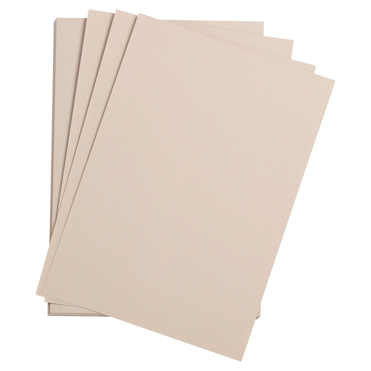Clairefontaine Etival Color® , Zeichenpapier 50x65 cm 160g, Packung mit 24 Bogen - Graurosa 93769C