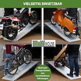 thumbnail of TRUTZHOLM 1 x Alu Auffahrrampe 200 x 56 cm Traglast 540 kg grau starr perforiert Verladerampe