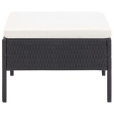 thumbnail of vidaXL 3-tlg. Garten-Lounge-Set mit Auflagen Poly Rattan Schwarz