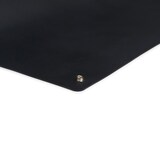 thumbnail of ESD-Tischmatte Premium, schwarz, 600 x 400 x 2 mm, Zuschnitt mit 2x 10 mm Druckknopf