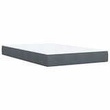 thumbnail of vidaXL Boxspringbett mit Matratze Dunkelgrau 120x200 cm Samt