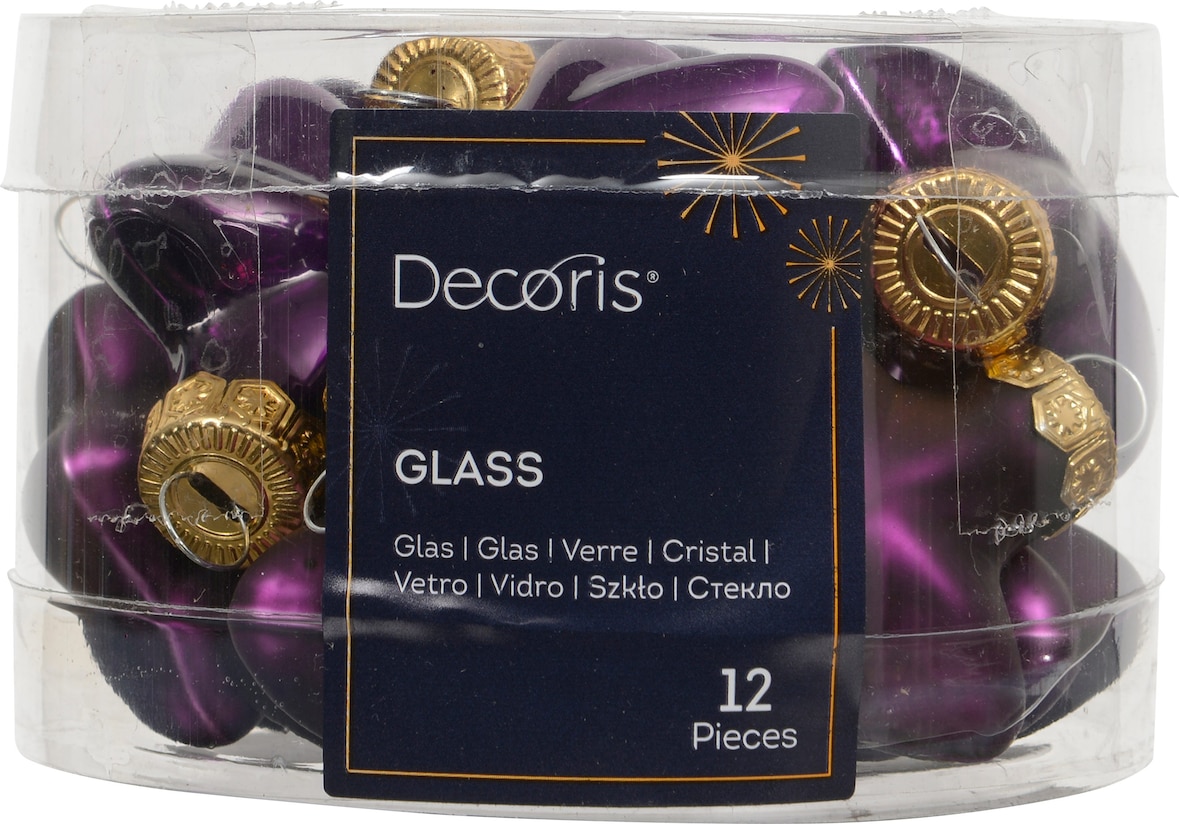 12 Christbaumschmuck Sterne Glas 4cm Glassterne matt & glänzend Christbaumkugeln Weihnachtsbaumkugeln Christbaumschmuck Weihnachtsbaumschmuck Feige