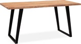thumbnail of Esstisch FineBuy Esszimmertisch Akazie Massivholz Metall Küchentisch Baumkante