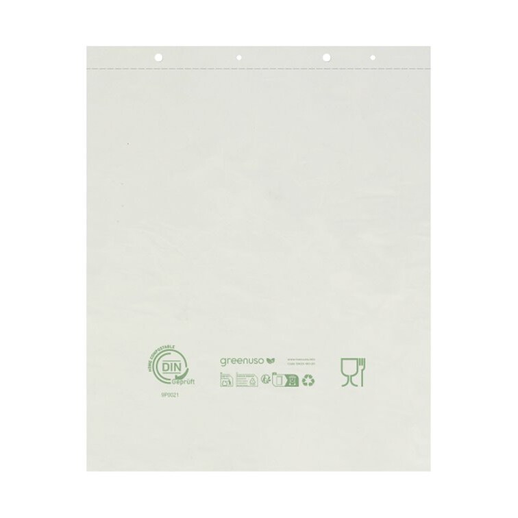 MONOUSO - Marktzak Block Home Compost “Classic” 40x47cm 12µm (100 stuks)