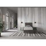 thumbnail of Letto Singolo senza rete imbottito 90x200 microfibra grigio Adele
