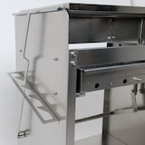 thumbnail of 62cm Edelstahl Holzkohlegrill Grill Edelstahlgrill Gewerbegrill verstellbar