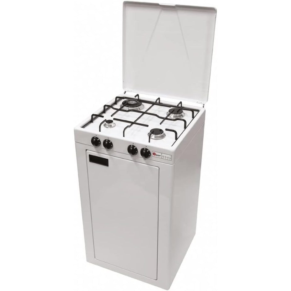 FORNELLO A GAS GPL/METANO 3 FUOCHI CON VALVOLA DI SICUREZZA GRIGLIA - Foto 6