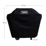 thumbnail of TAINO WABAYA 3+0 barbecuehoes weerbestendige gasbarbecuehoes regenbescherming zonbescherming zwart