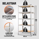 thumbnail of Monzana 2x Schwerlastregal 180x90x60cm 875kg 5 MDF-Platten