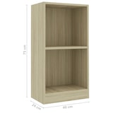 thumbnail of vidaXL Bücherregal Sonoma-Eiche 40×24×75 cm Spanplatte