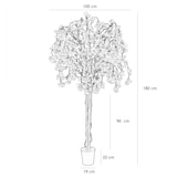 thumbnail of LIGNE DÉCO Cerisier artificiel retombant rose 180cm