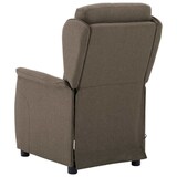 thumbnail of vidaXL Massagesessel mit Kissen Taupe 93,5 x 67,5 x 101,5 cm Stoff