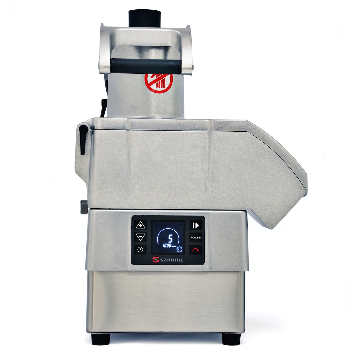 Sammic CA-3V 230/50-60/1 Cortador de legumes brushless: velocidade variável, até 500 kg/h, Force Control System, aço inox