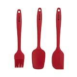 thumbnail of BERGNER Maroon - Set di 3 utensili da cucina in silicone rosso